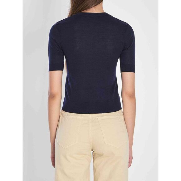 Celine Women Triomphe Navy Polo - Picture 4 of 4